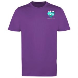 Men's t-shirt magenta magic small logo